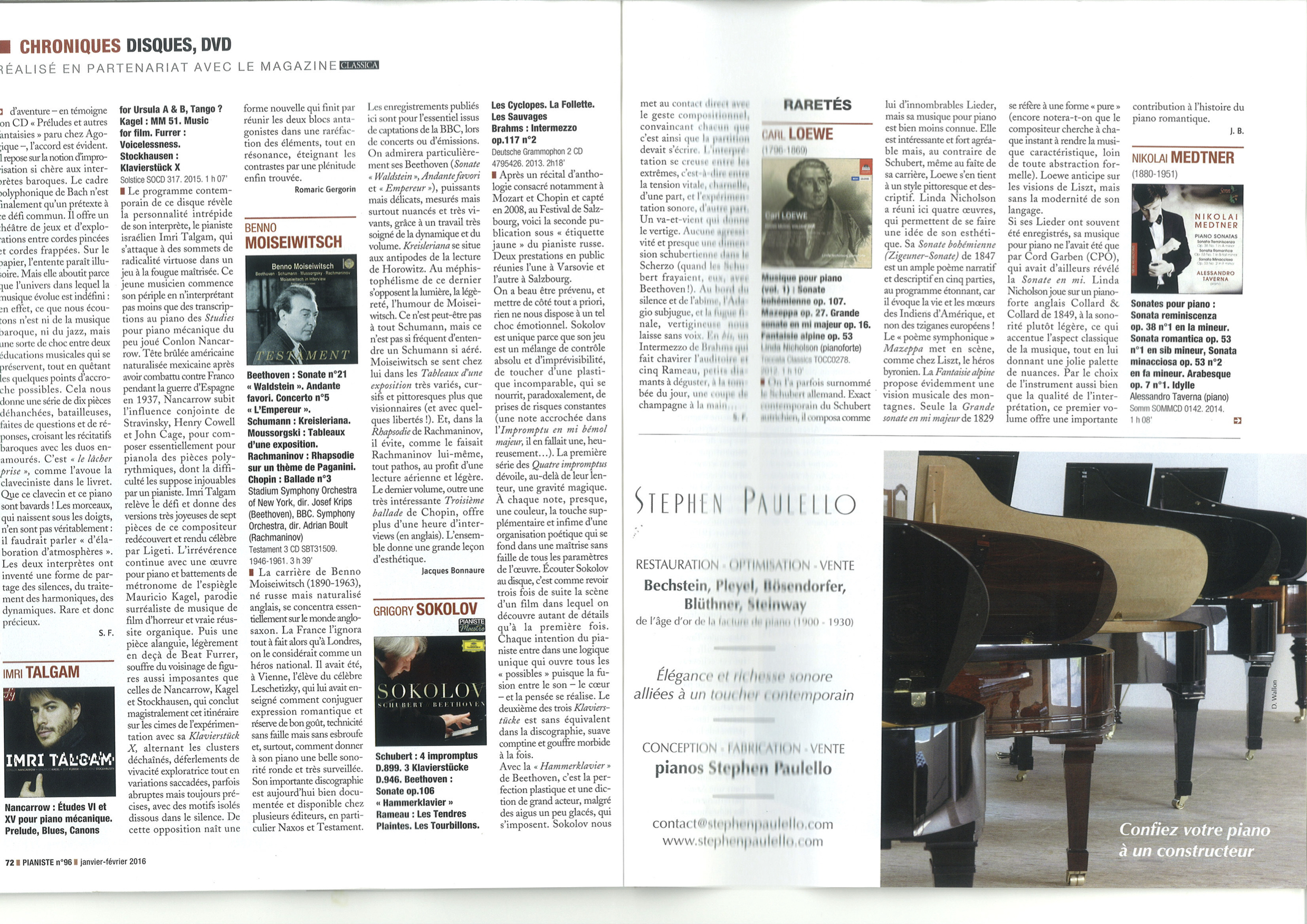 Pianiste Magazine 1